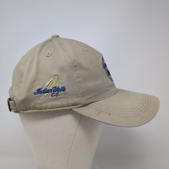 Bob Hope Chrysler Classic Slideback Hat Beige One Size Embroidered Ahead - Picture 5 of 9